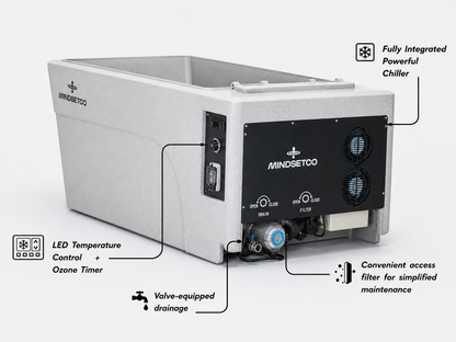 Mindset All-in-One Cold Plunge with Integrated 1HP Chiller