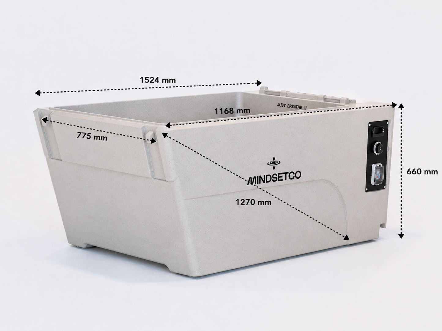 Mindset All-in-One Cold Plunge with Integrated 1HP Chiller